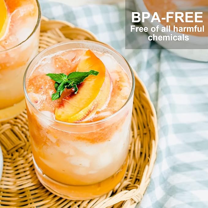 12 Pack Plastic cups, Clear Tumblers, 6 each: 12 ounce and 16 ounce Water Drinking Cups, Reusable Drinking Glasses Set